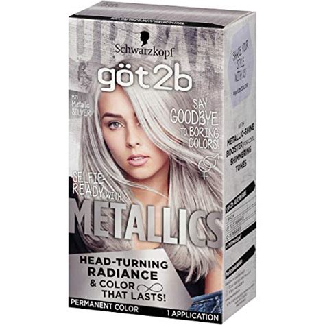 metallic box dyes|metallic hair color before dying.